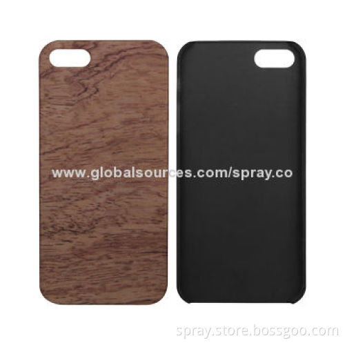 Genuine and Nature Wooden Pattern Hard Hybrid IMD Case for iPhone 5/5S